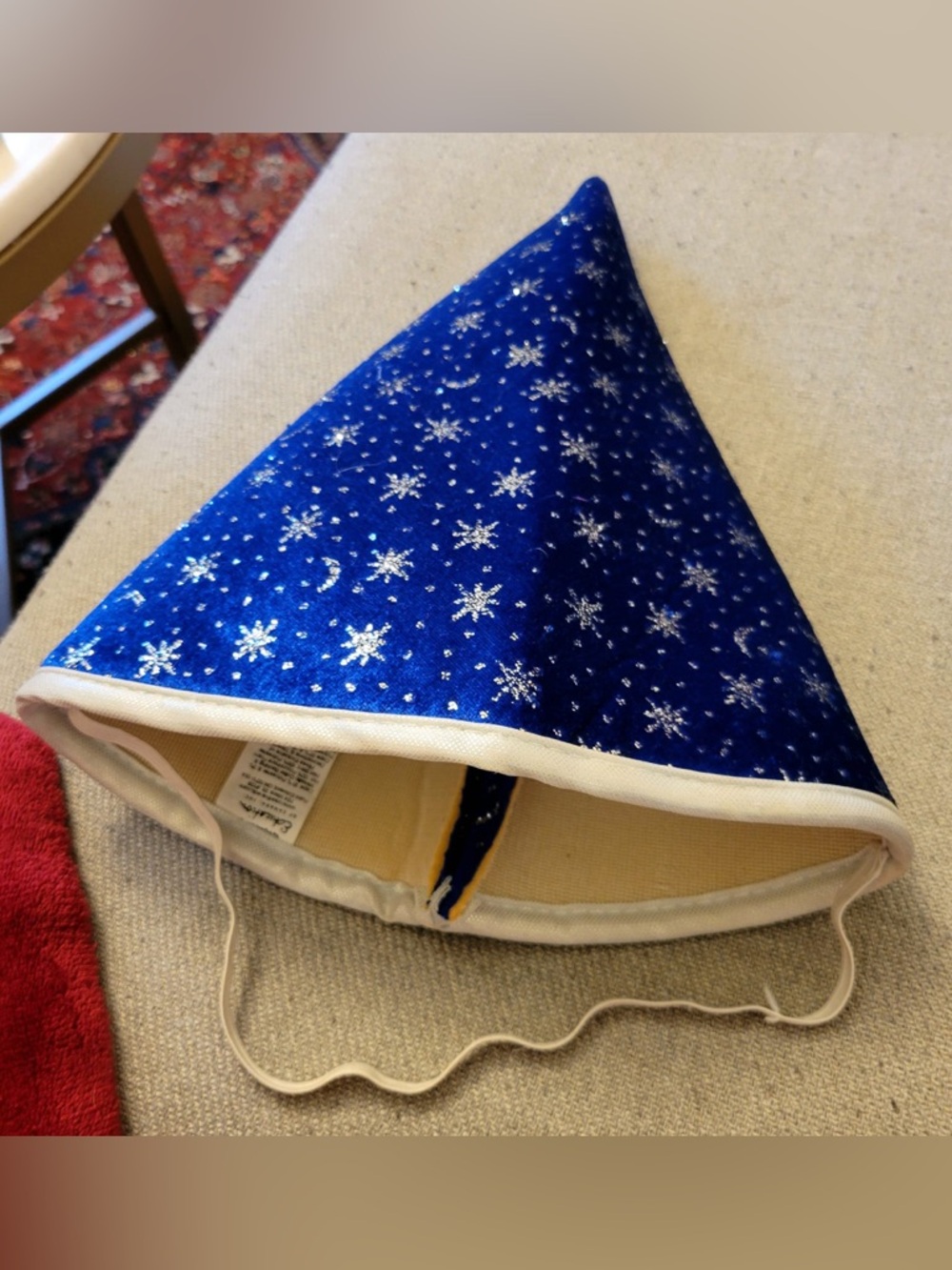 Sparkling Blue Snowflake wizard Hat